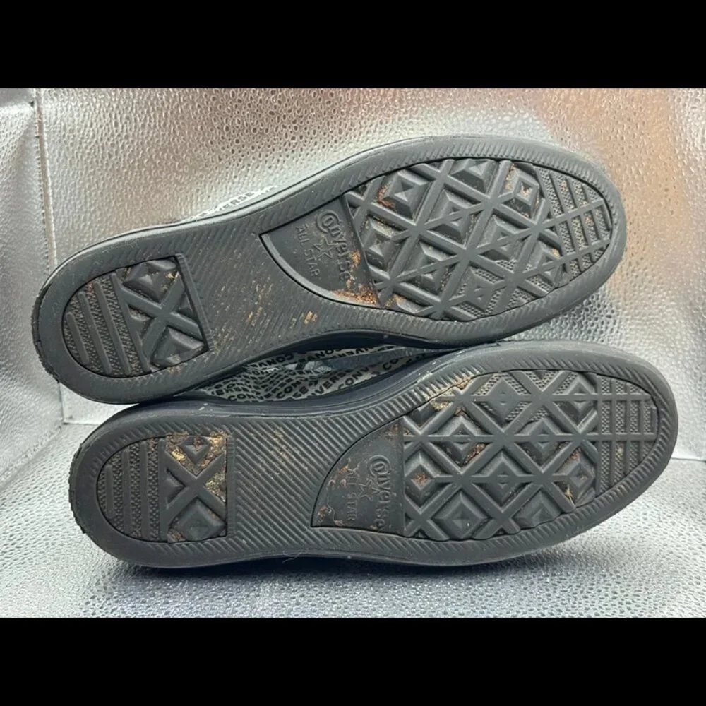 Size 8 - Converse Chuck Taylor All Star High Translucent‎ Black Sneakers 65668C - Picture 10 of 11